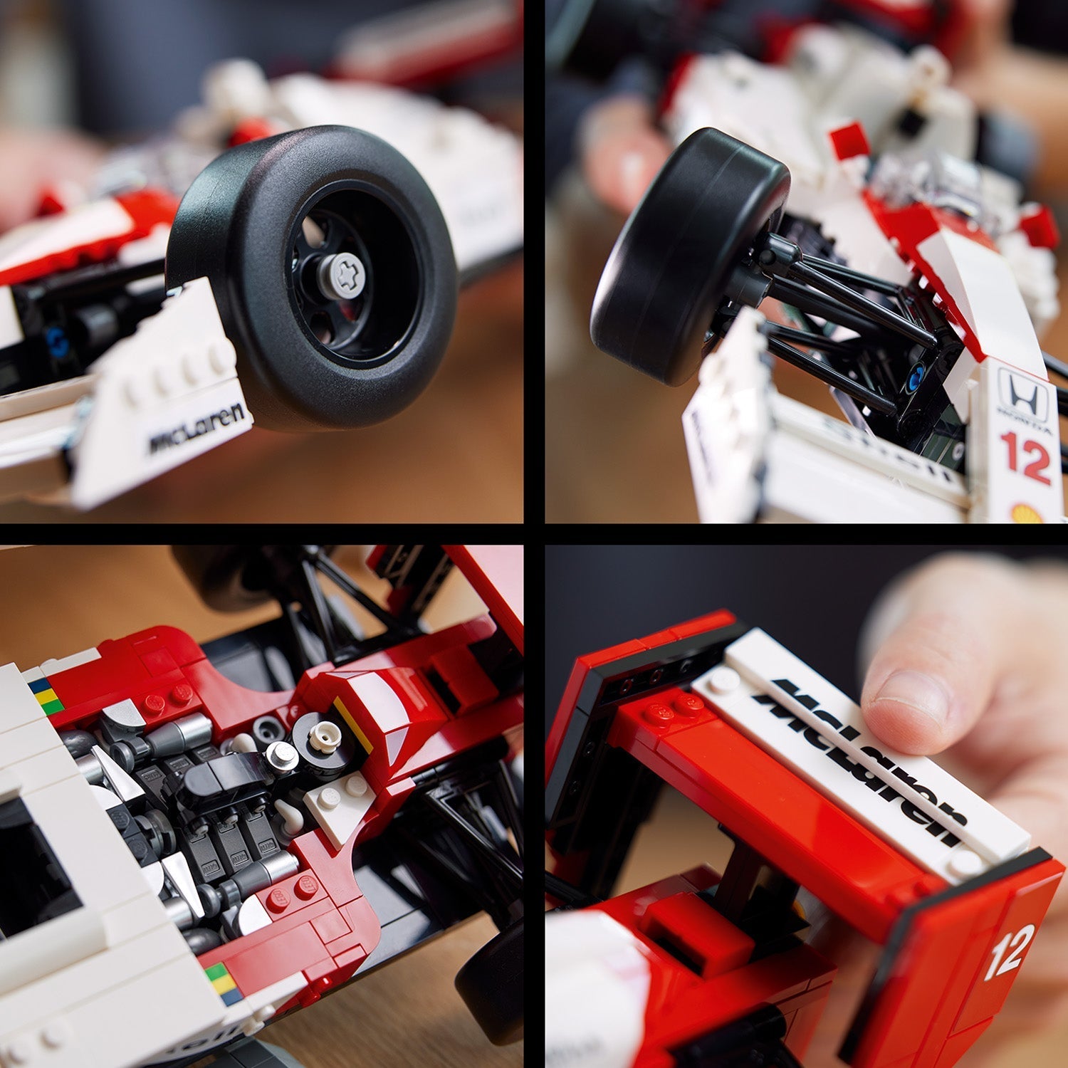 LEGO® ICONS™ McLaren MP4/4 & Ayrton Senna