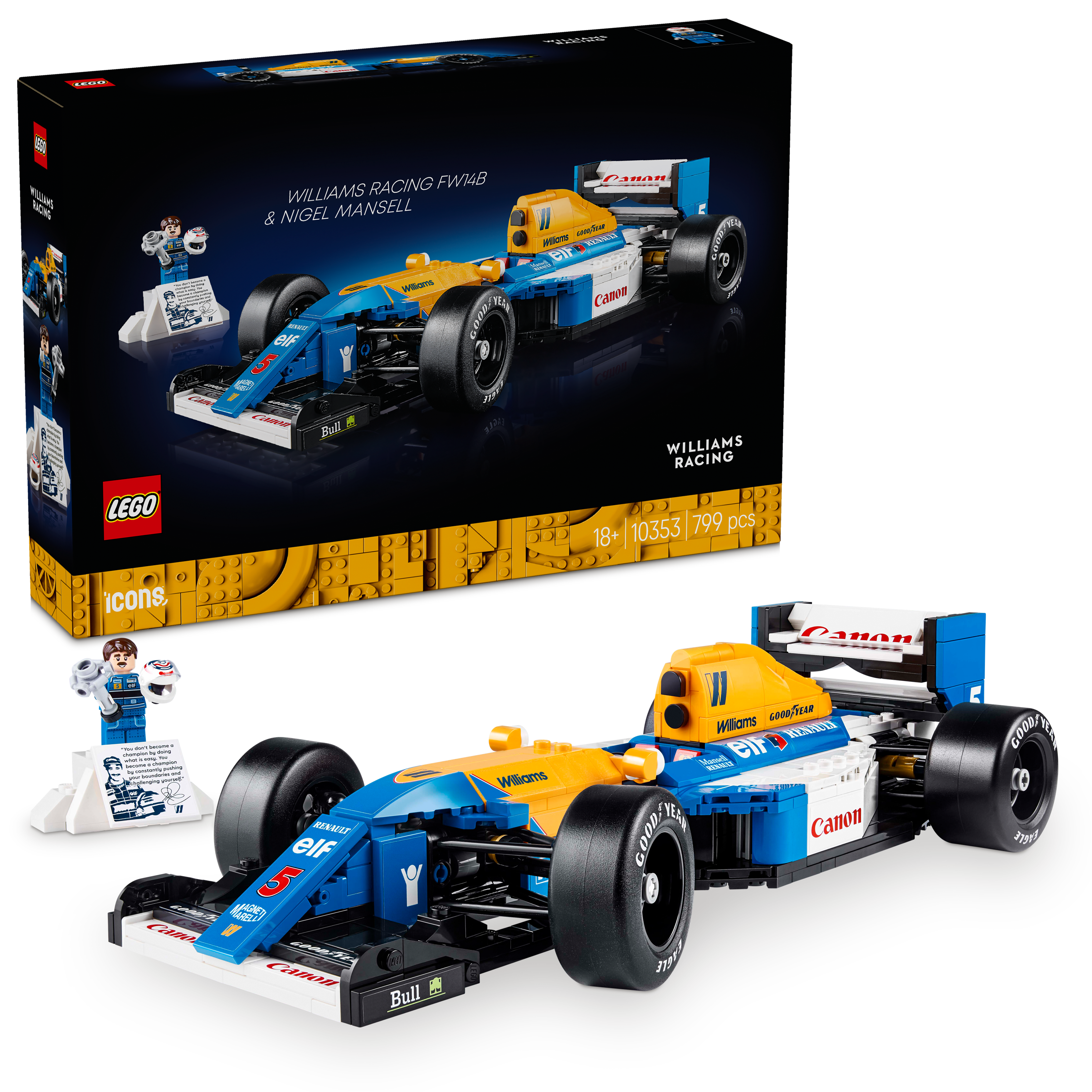 10353 Williams Racing FW14B & Nigel Mansell