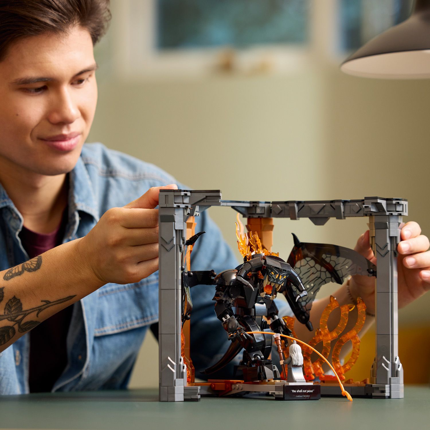 LEGO® ICONS™The Lord of the Rings: Balrog™ Book Nook