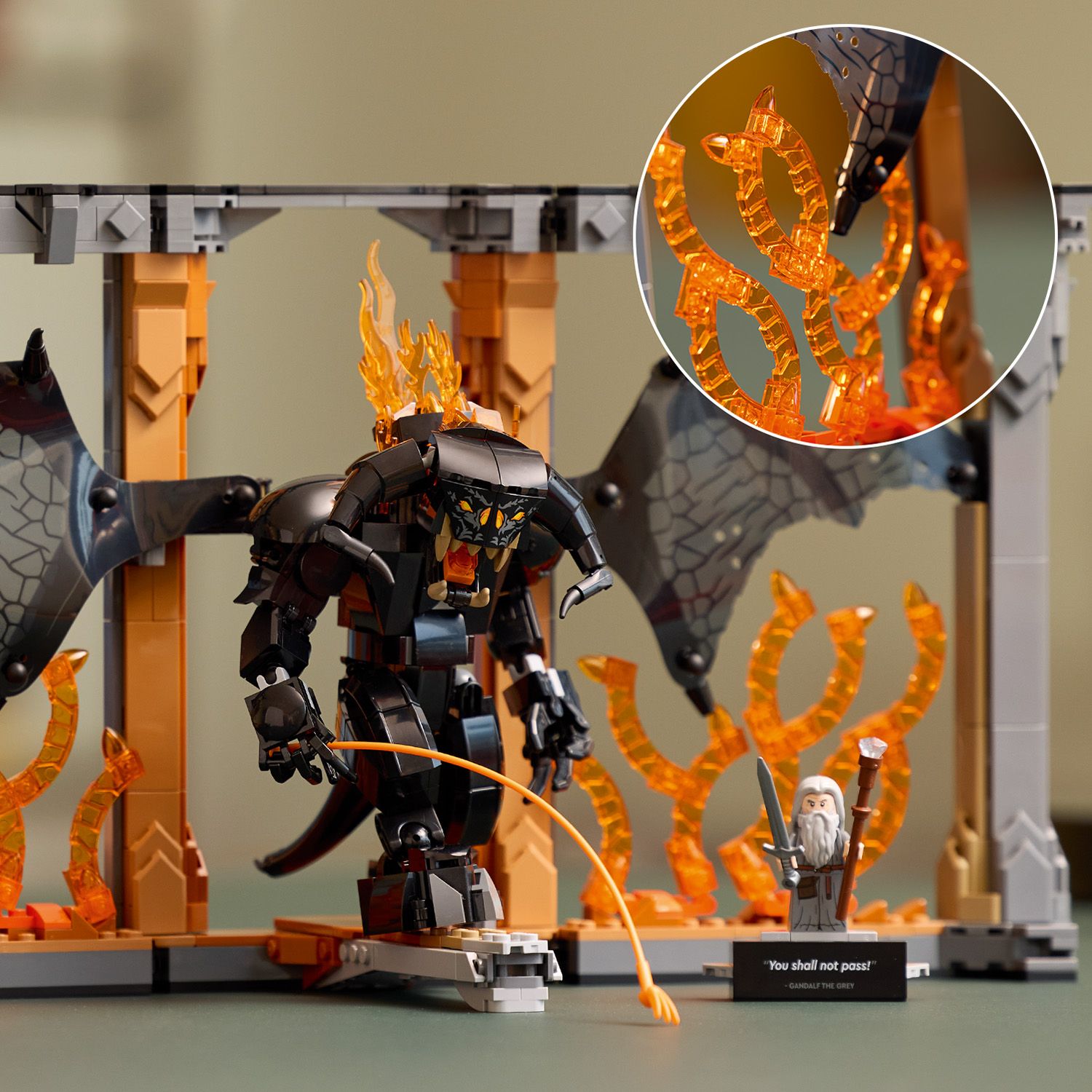 LEGO® ICONS™The Lord of the Rings: Balrog™ Book Nook