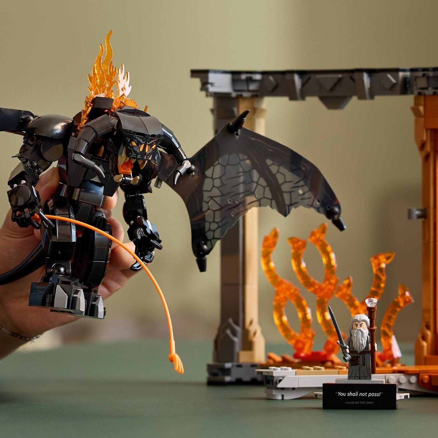 LEGO® ICONS™The Lord of the Rings: Balrog™ Book Nook