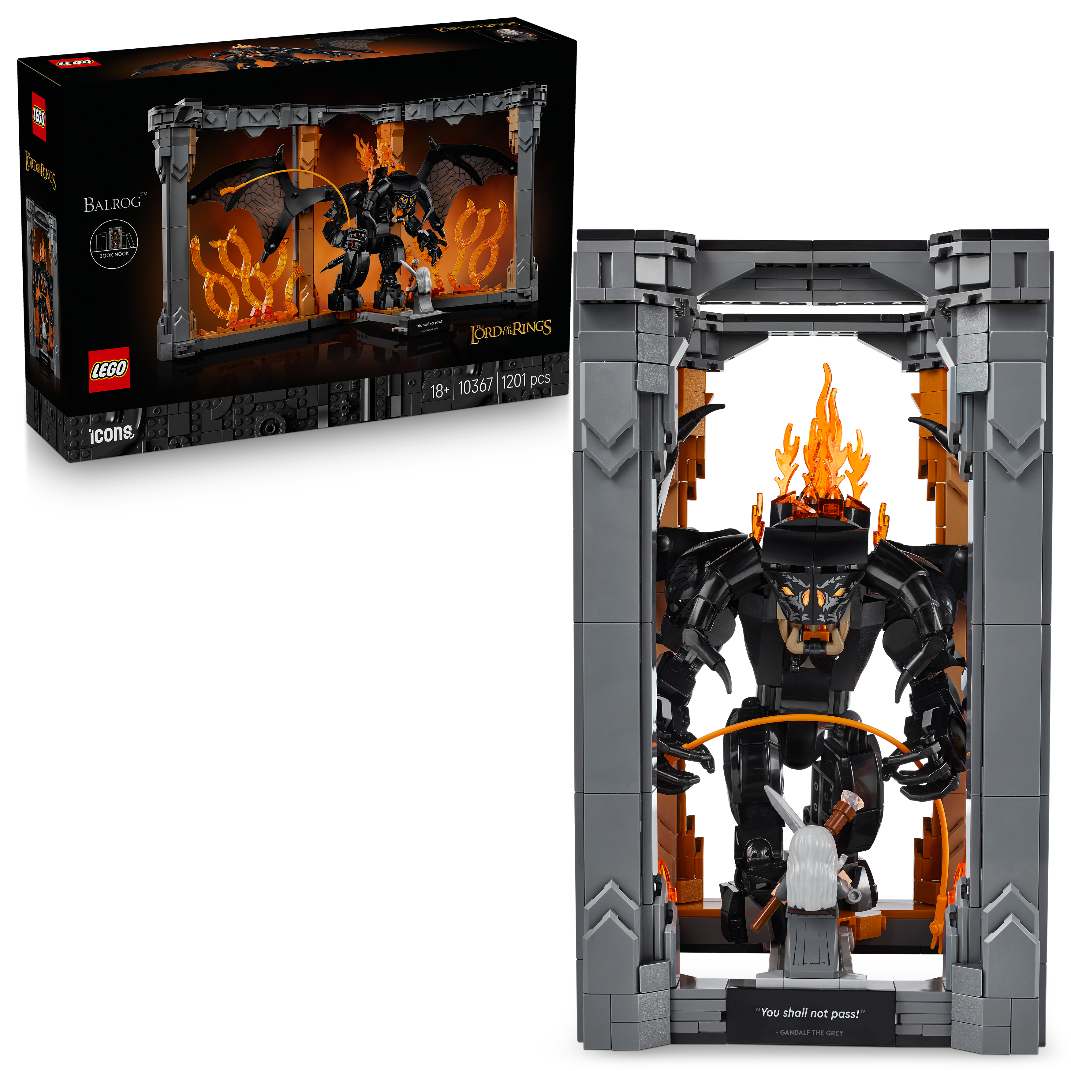 10367 The Lord of the Rings: Balrog Book Nook