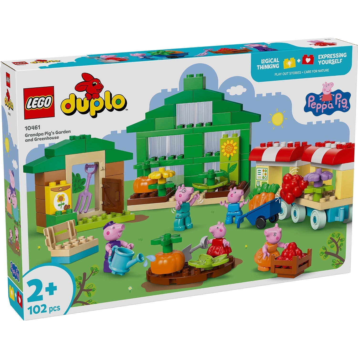 LEGO® DUPLO™ Grandpa Pig's Garden and Greenhouse