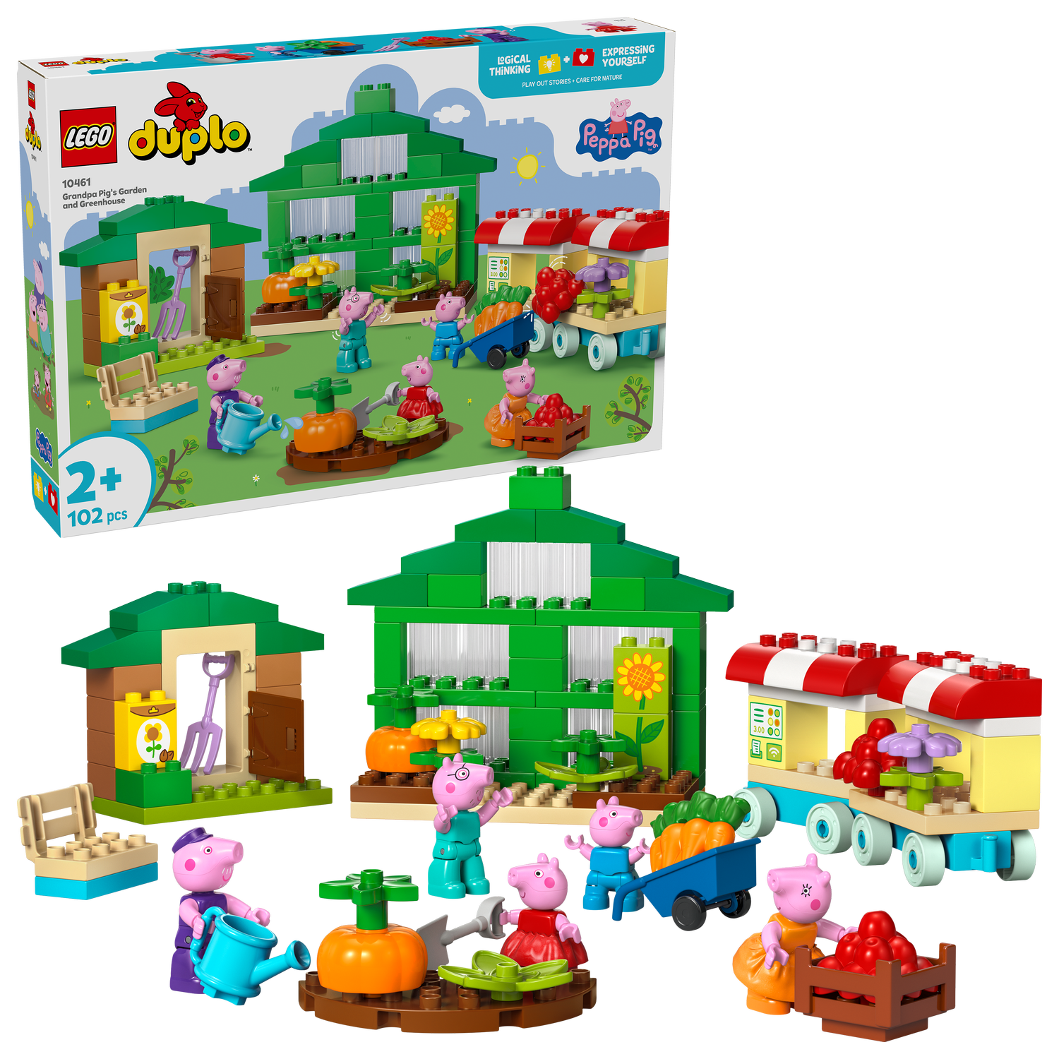 LEGO® DUPLO™ Grandpa Pig's Garden and Greenhouse