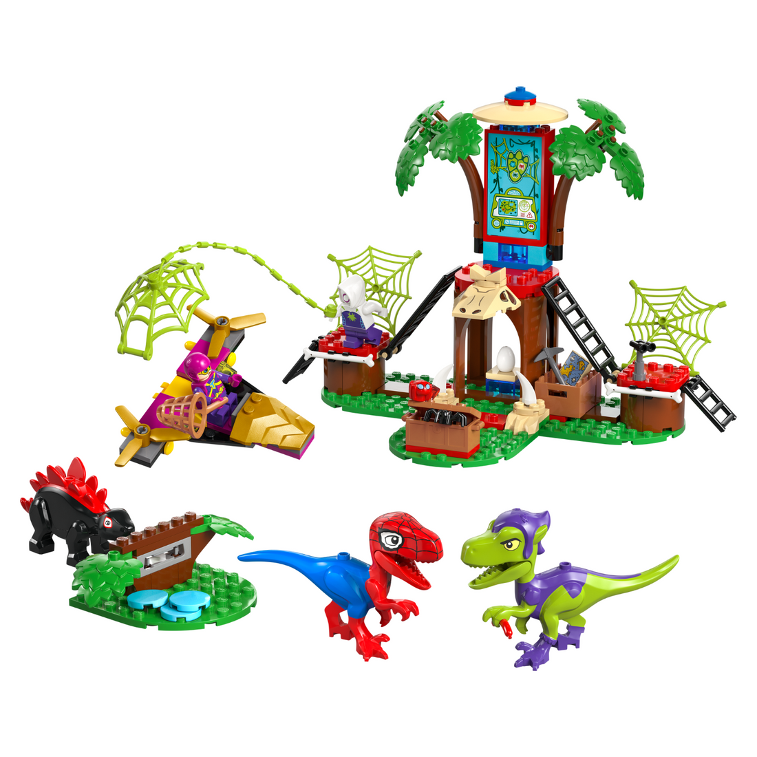 LEGO® Marvel Spidey And His Amazing Friends Spidey and Gobby’s Raptor Battle at Tree House HQ