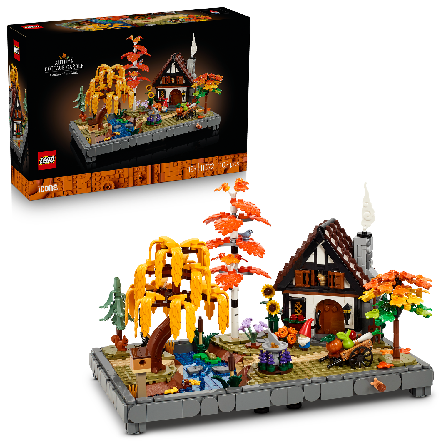LEGO® Icons Autumn Cottage Garden