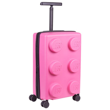 LEGO Signature Brick 2x3 Trolley Expandable Luggage - Bright Purple