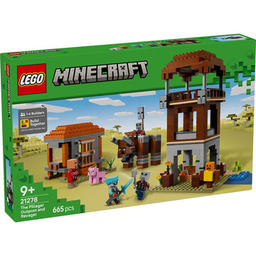LEGO® Minecraft® The Pillager Outpost and Ravager