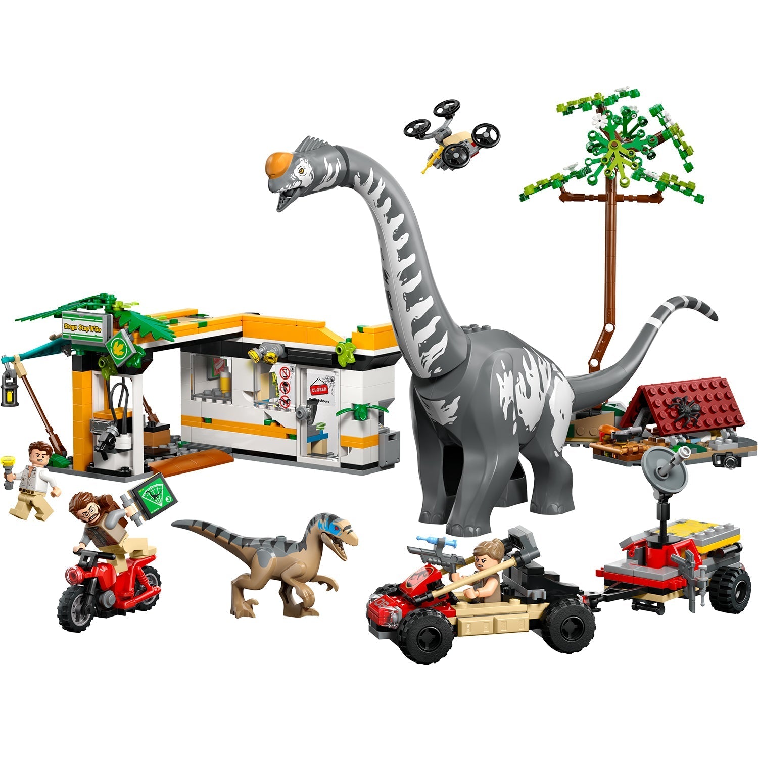 LEGO® Jurassic World Raptor & Titanosaurus Tracking Mission