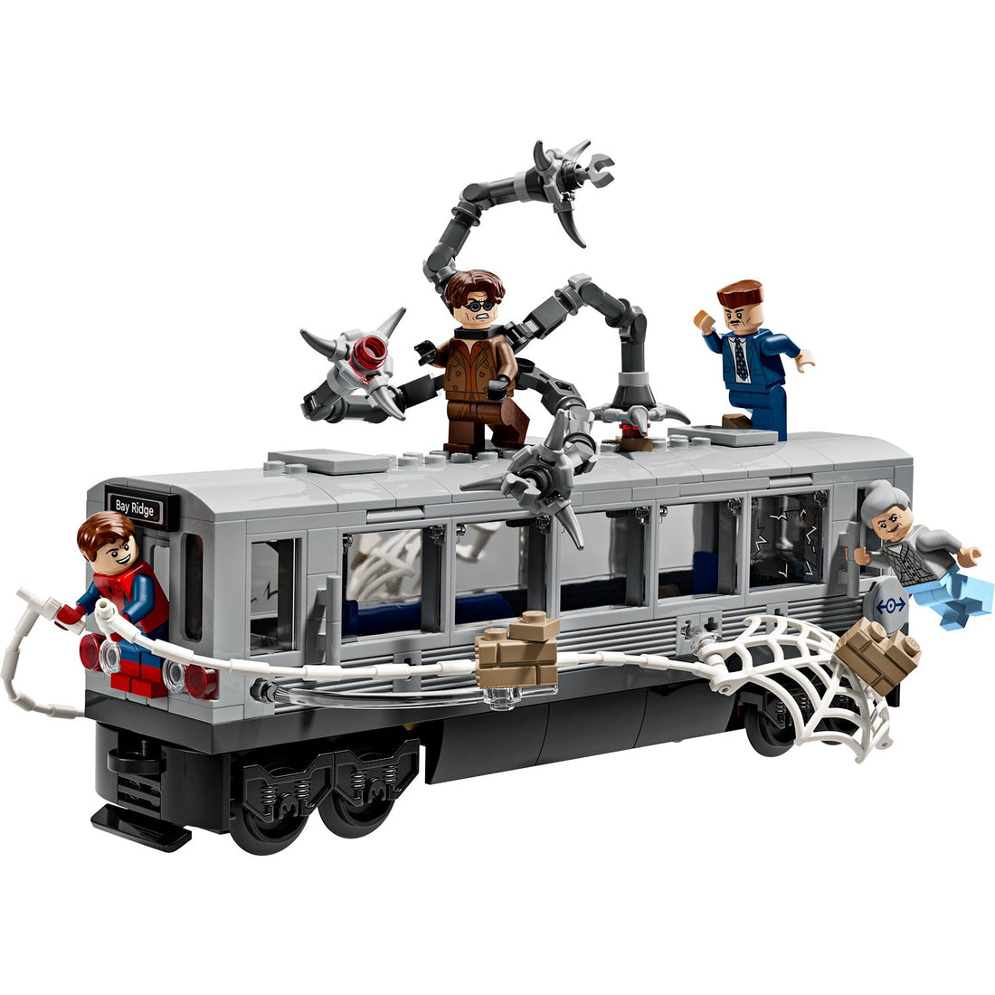 LEGO® Marvel Spider-Man vs. Doc Ock Subway Train Scene