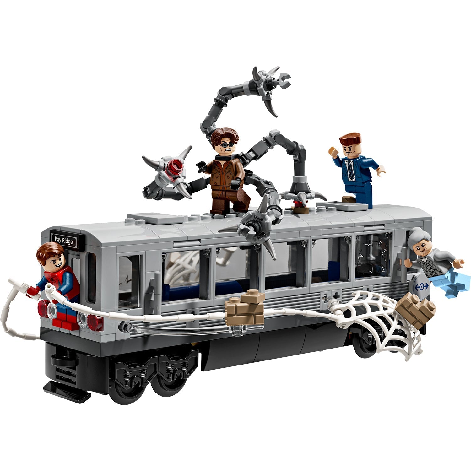 LEGO® Marvel Spider-Man vs. Doc Ock Subway Train Scene