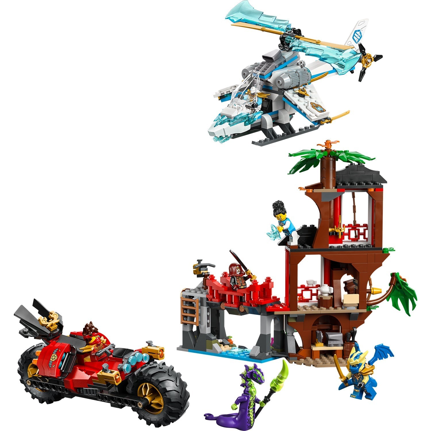 LEGO® NINJAGO® Ninja Vehicle Tree House Battle