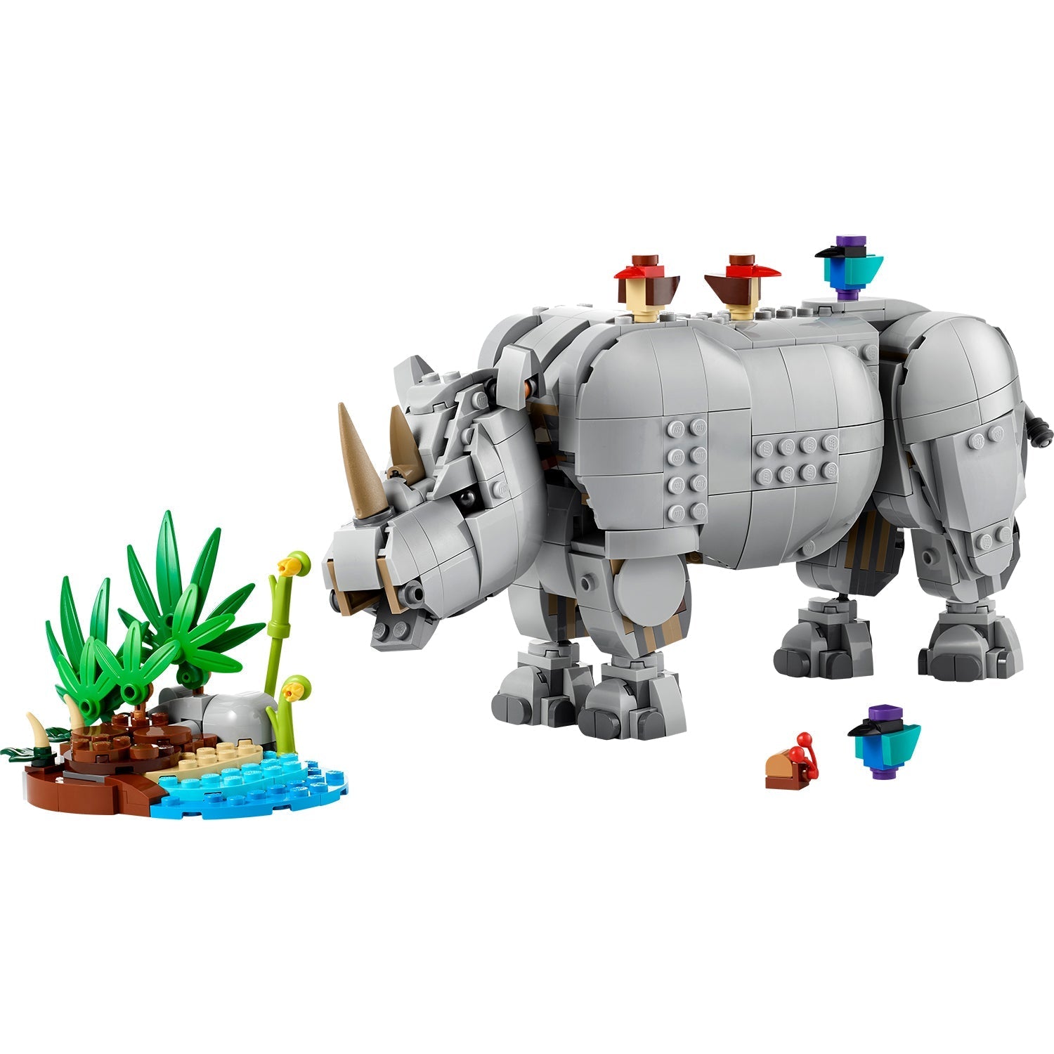 LEGO® Creator 3-in-1 Wild Animals: Majestic Rhino with Birds