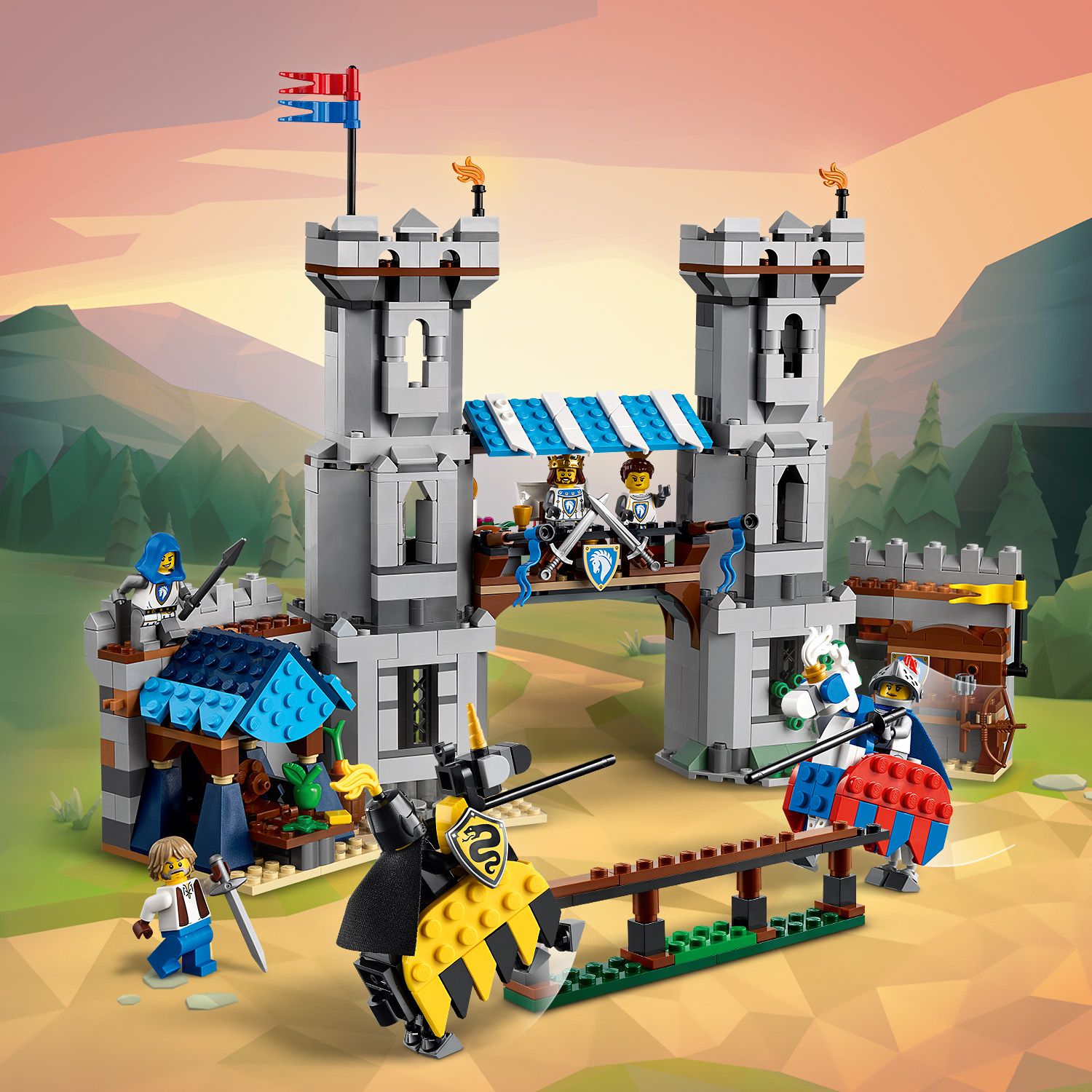 LEGO® Creator 3-in-1 Medieval Horse Knight Castle