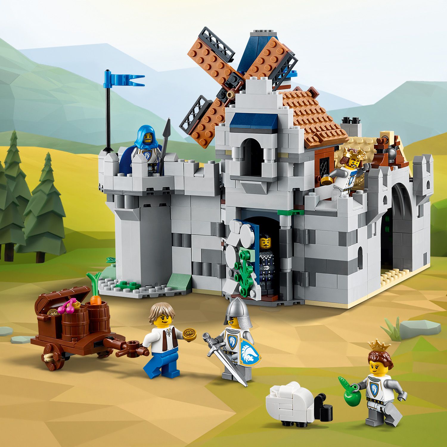 LEGO® Creator 3-in-1 Medieval Horse Knight Castle