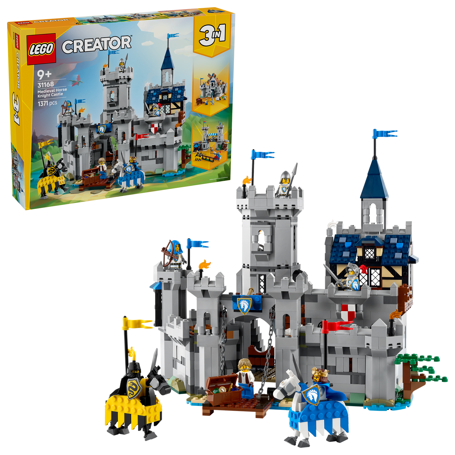 LEGO® Creator 3-in-1 Medieval Horse Knight Castle