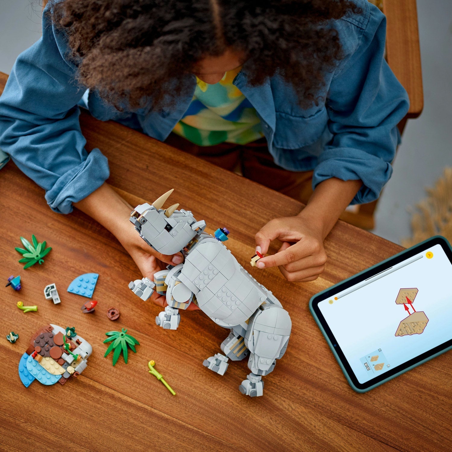 LEGO® Creator 3-in-1 Wild Animals: Majestic Rhino with Birds