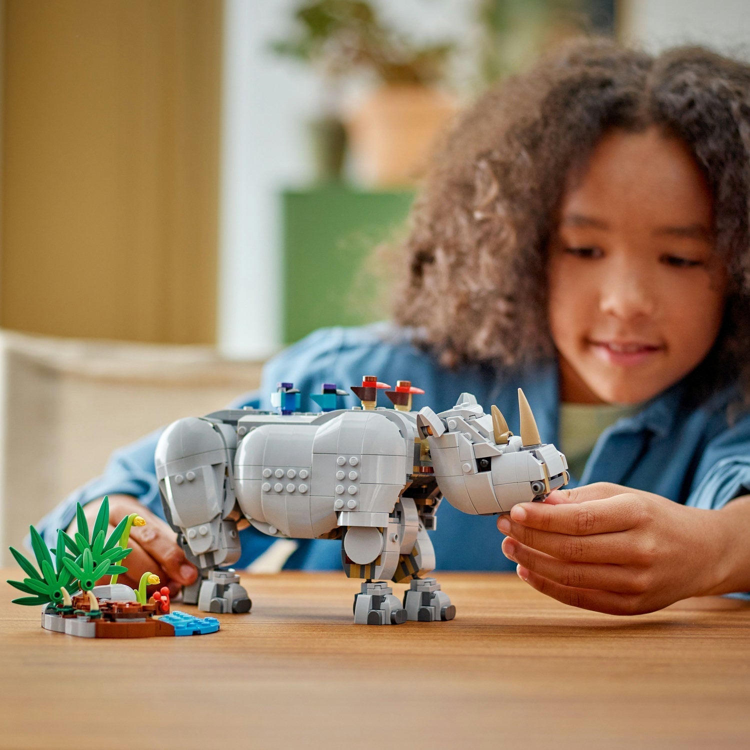 LEGO® Creator 3-in-1 Wild Animals: Majestic Rhino with Birds
