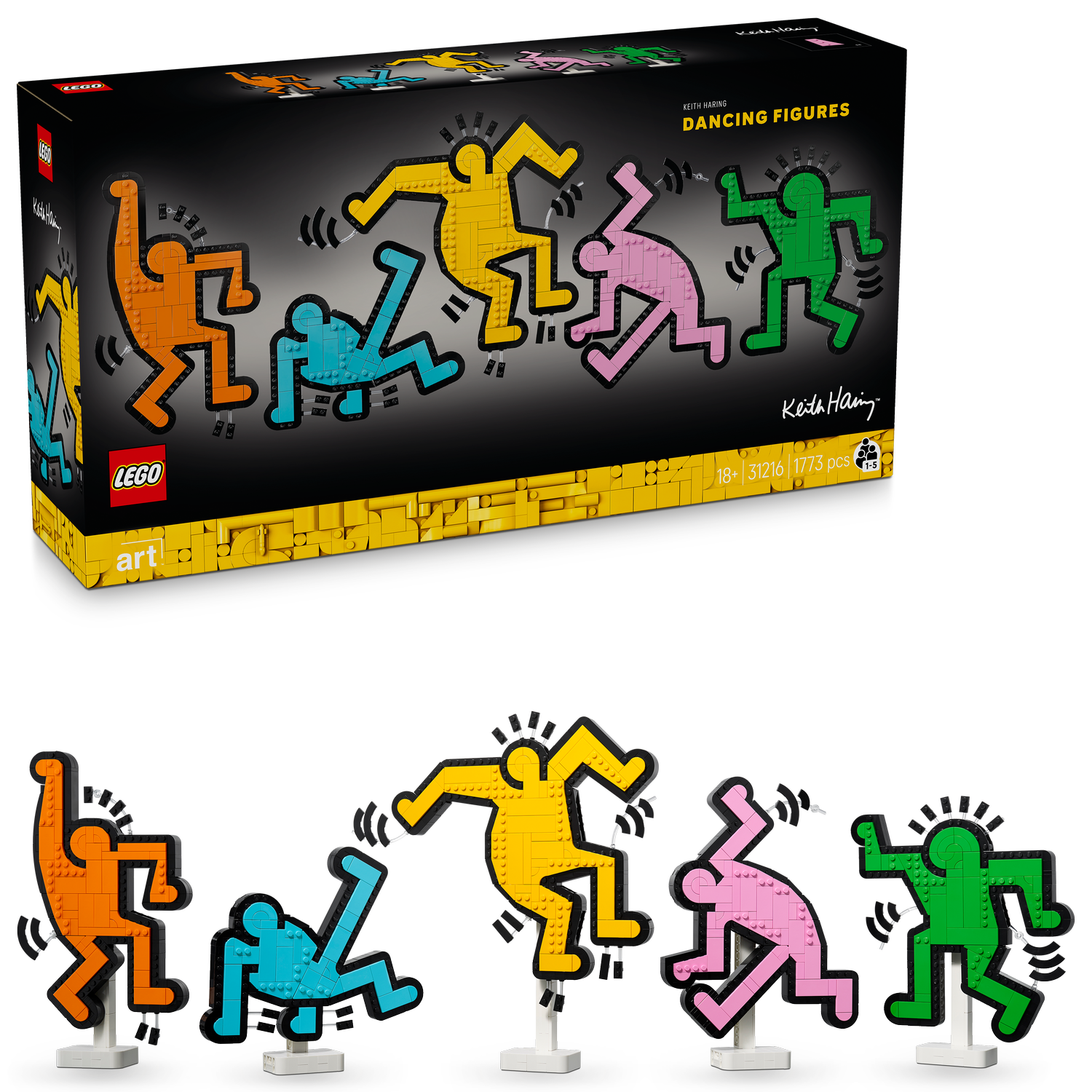 LEGO® Art Keith Haring – Dancing Figures