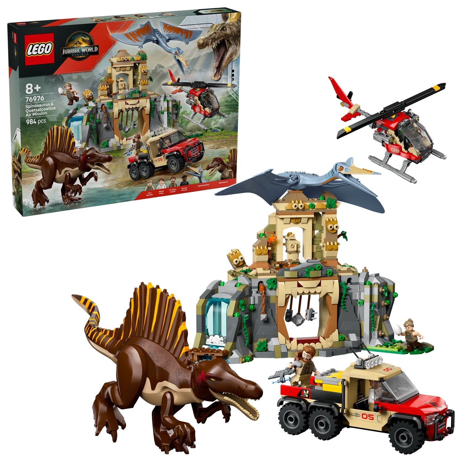 LEGO® Jurassic World Spinosaurus & Quetzalcoatlus Air Mission