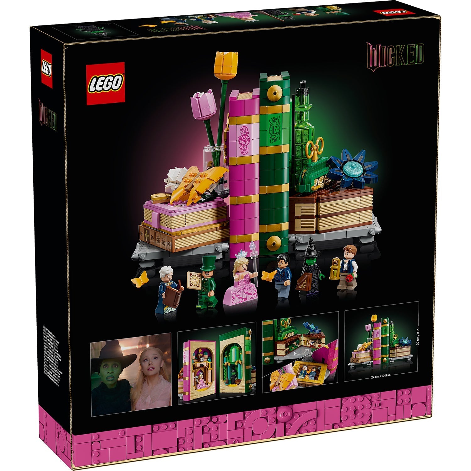 LEGO® Wicked Glinda & Elphaba Bookends