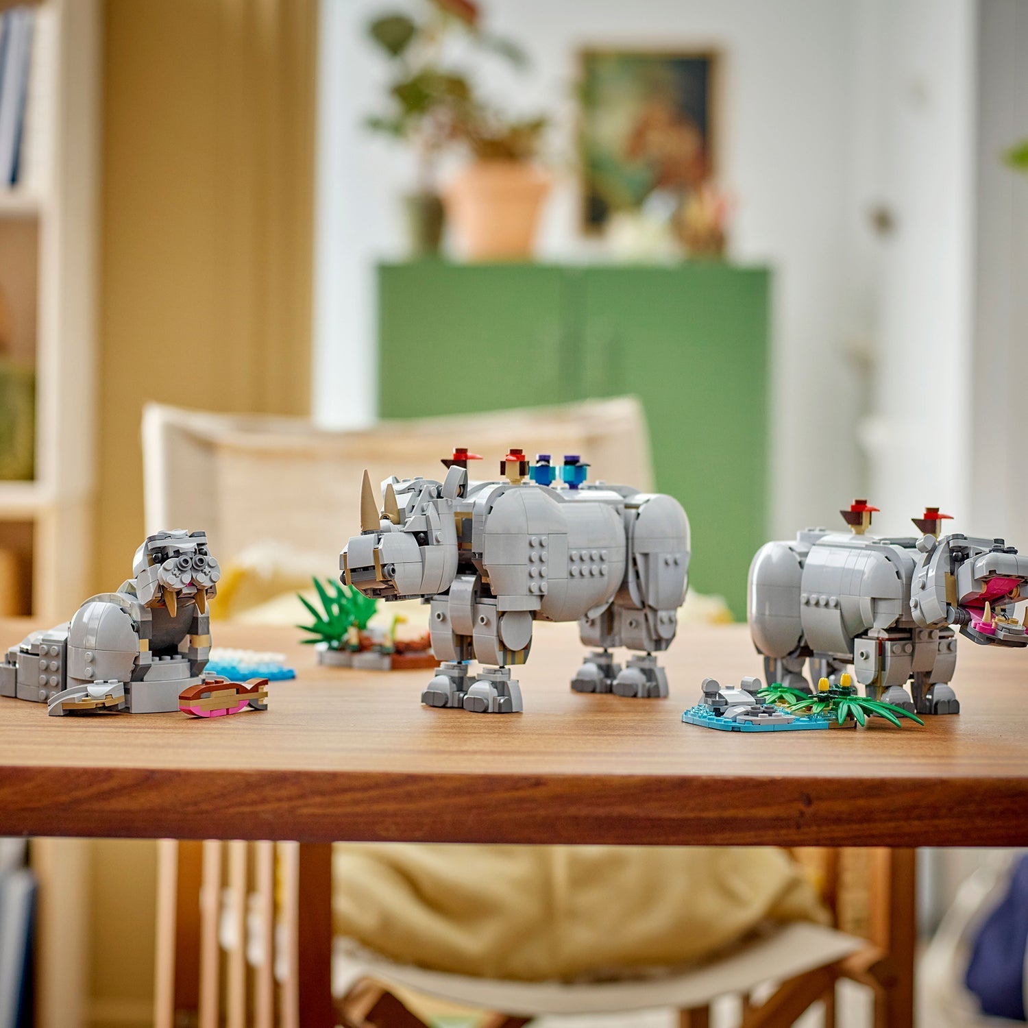LEGO® Creator 3-in-1 Wild Animals: Majestic Rhino with Birds