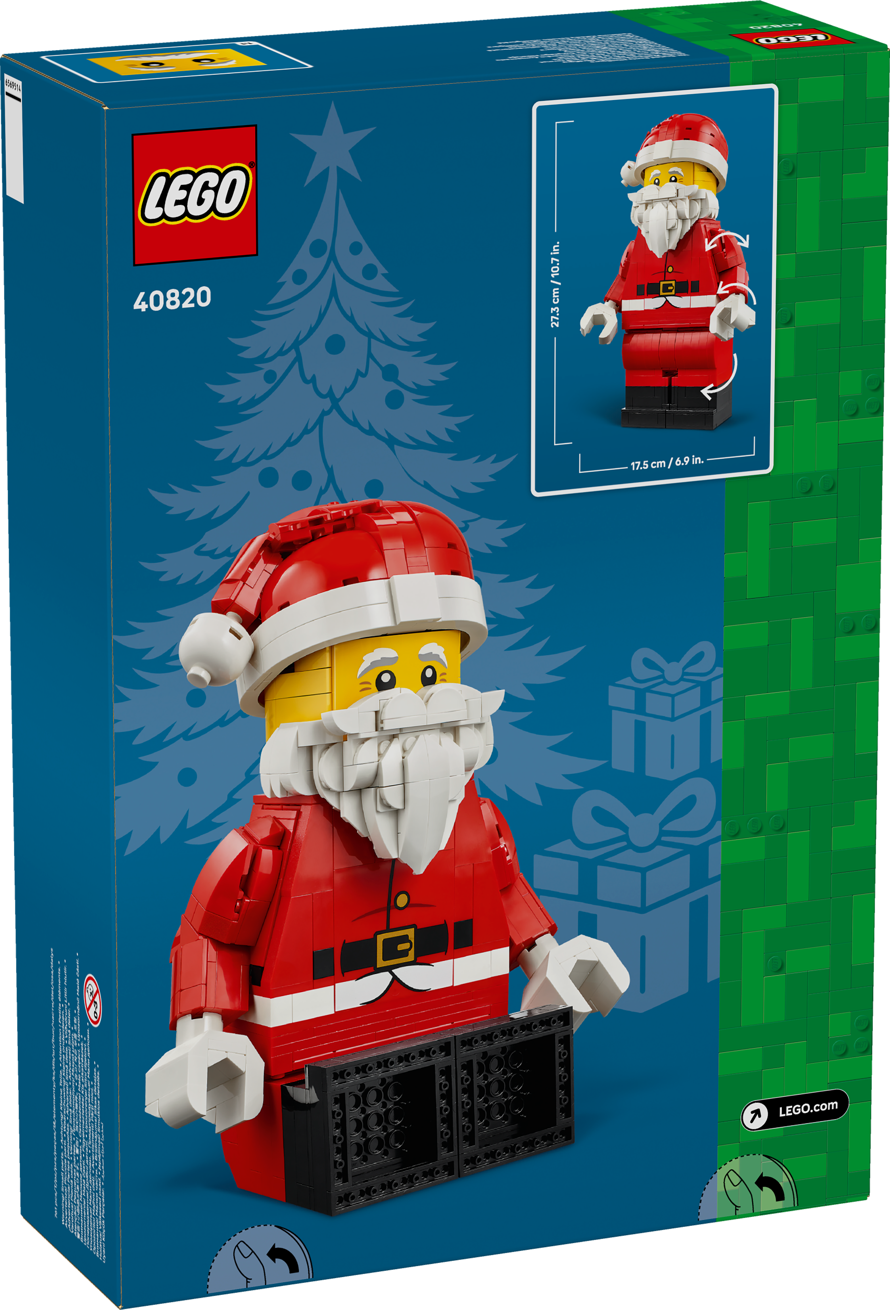 40820 Up-Scaled Santa Minifigure