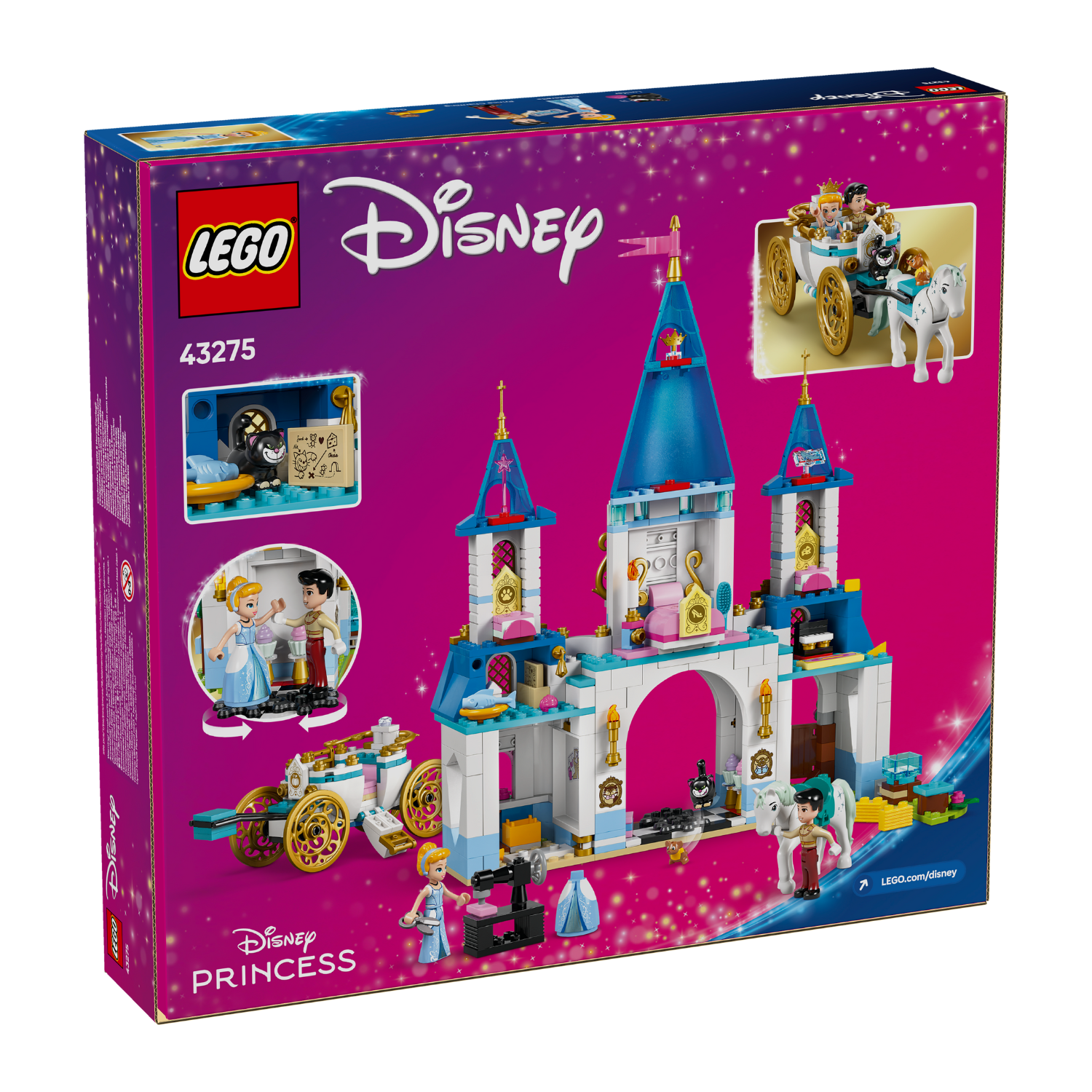 LEGO® Disney™ Cinderella’s Castle & Horse Carriage