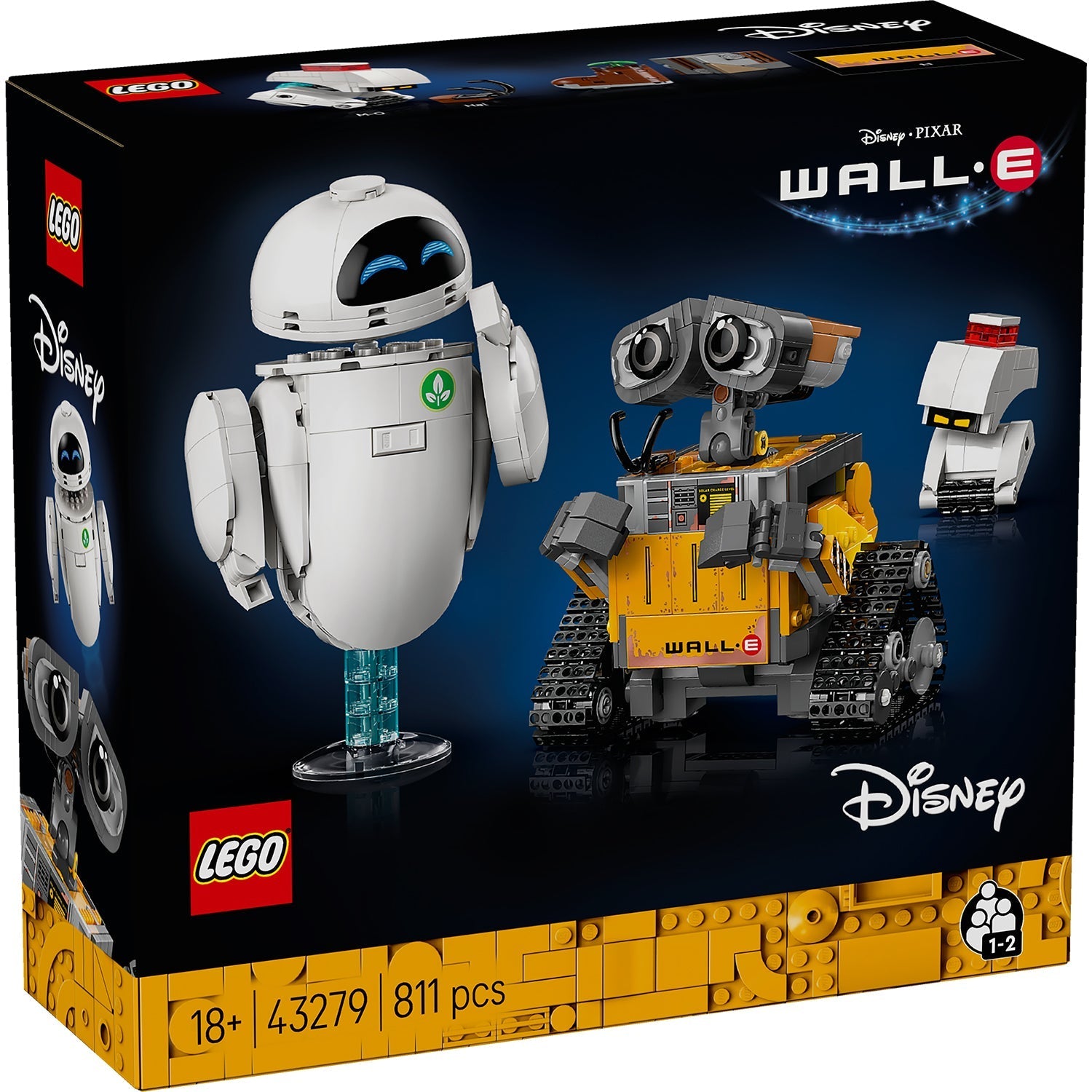 LEGO® Disney and Pixar WALL-E and EVE