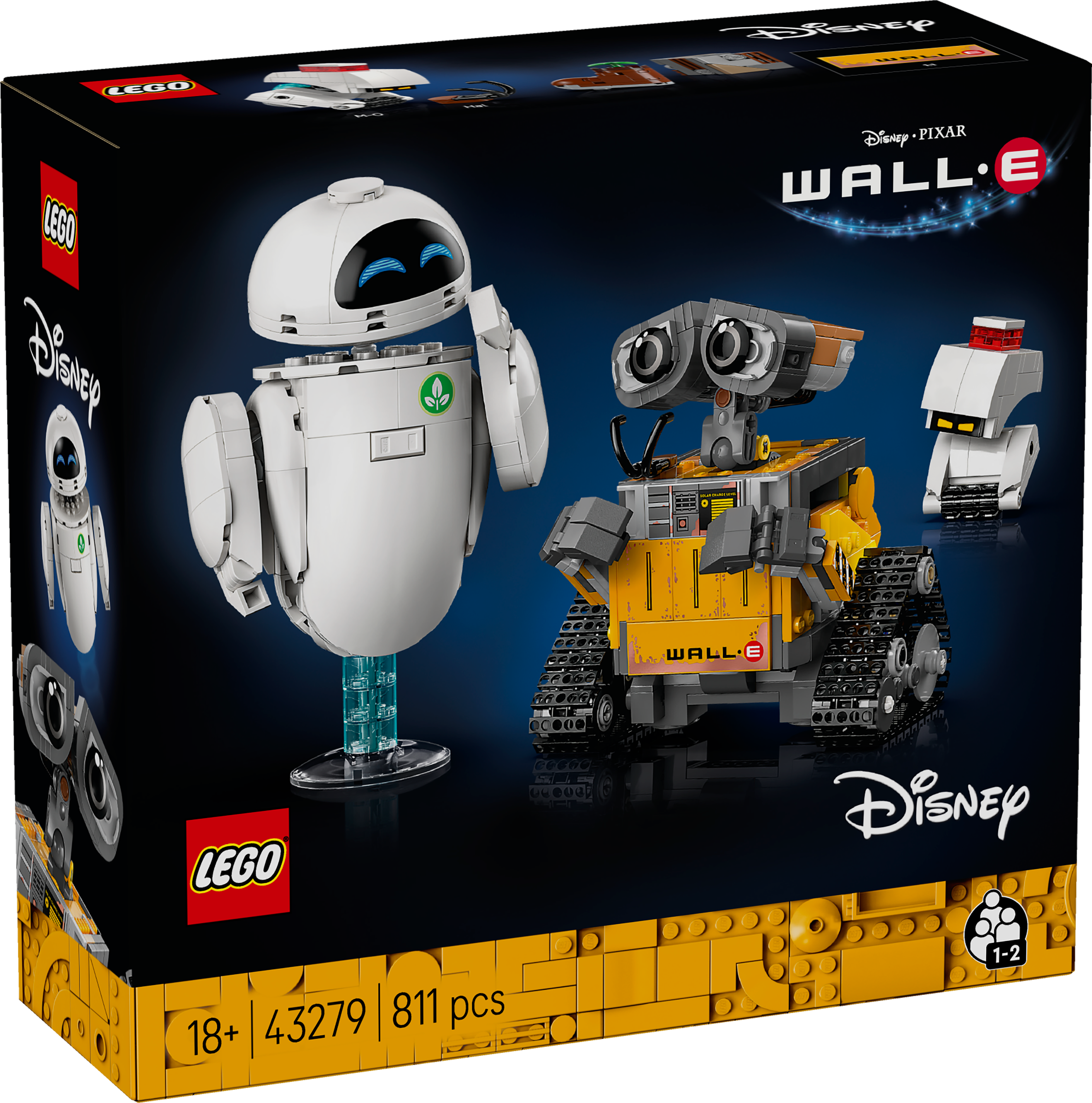 LEGO® Disney and Pixar WALL-E and EVE