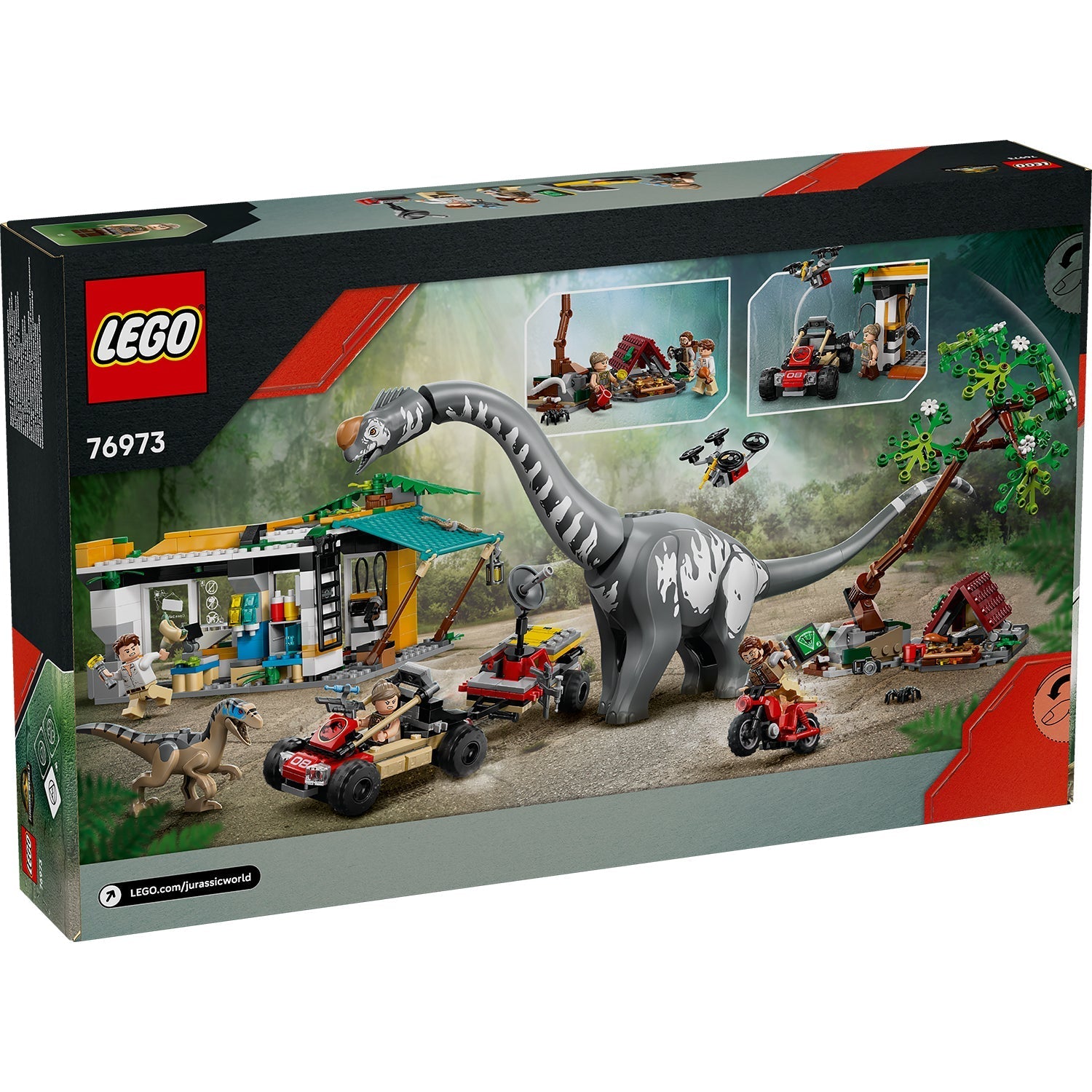 LEGO® Jurassic World Raptor & Titanosaurus Tracking Mission