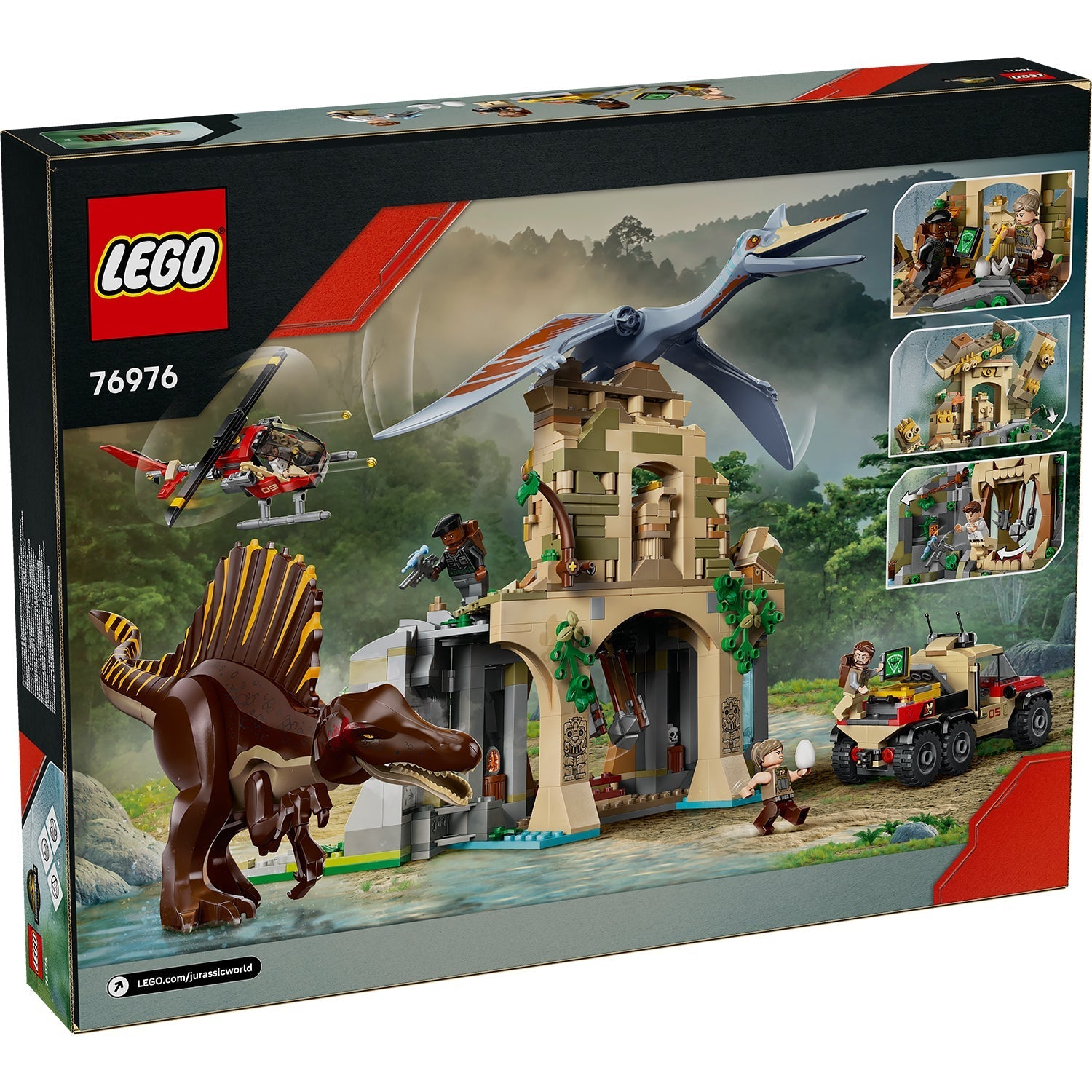 LEGO® Jurassic World Spinosaurus & Quetzalcoatlus Air Mission