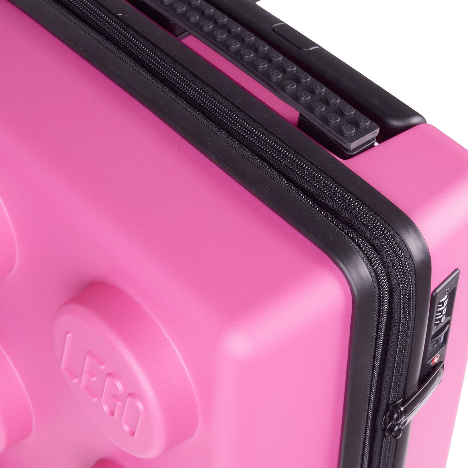 LEGO Signature Brick 2x3 Trolley Expandable Luggage - Bright Purple