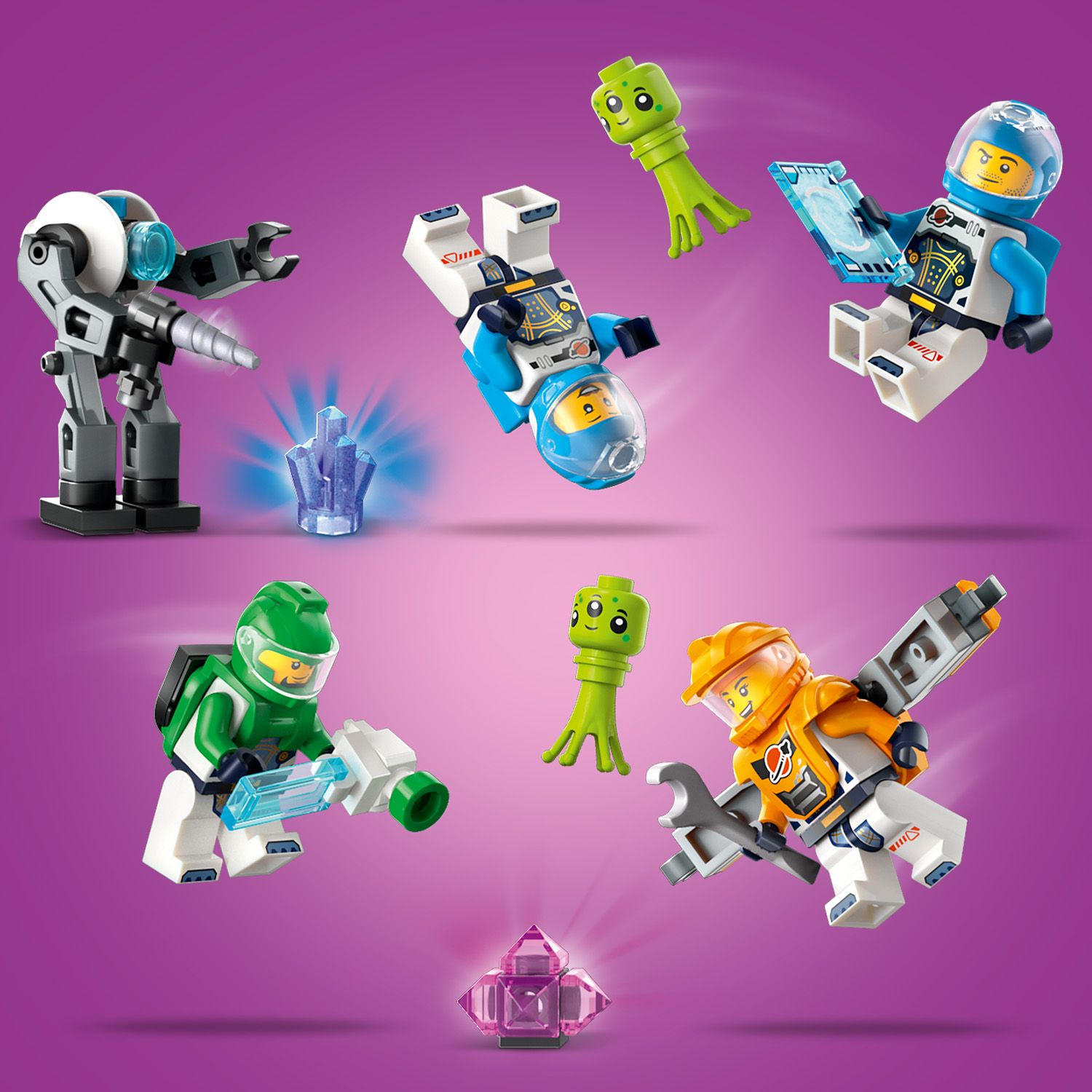 LEGO® City Command Rover and Crane Loader