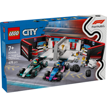 LEGO® City F1® Garage & Mercedes-AMG & Alpine Cars