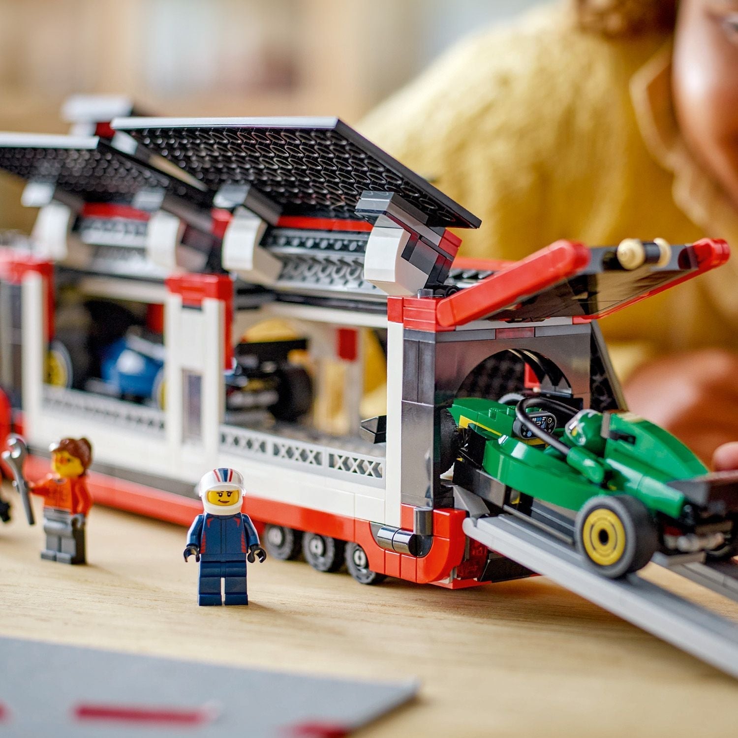 LEGO® City F1® Truck with RB20 & AMR24 F1® Cars