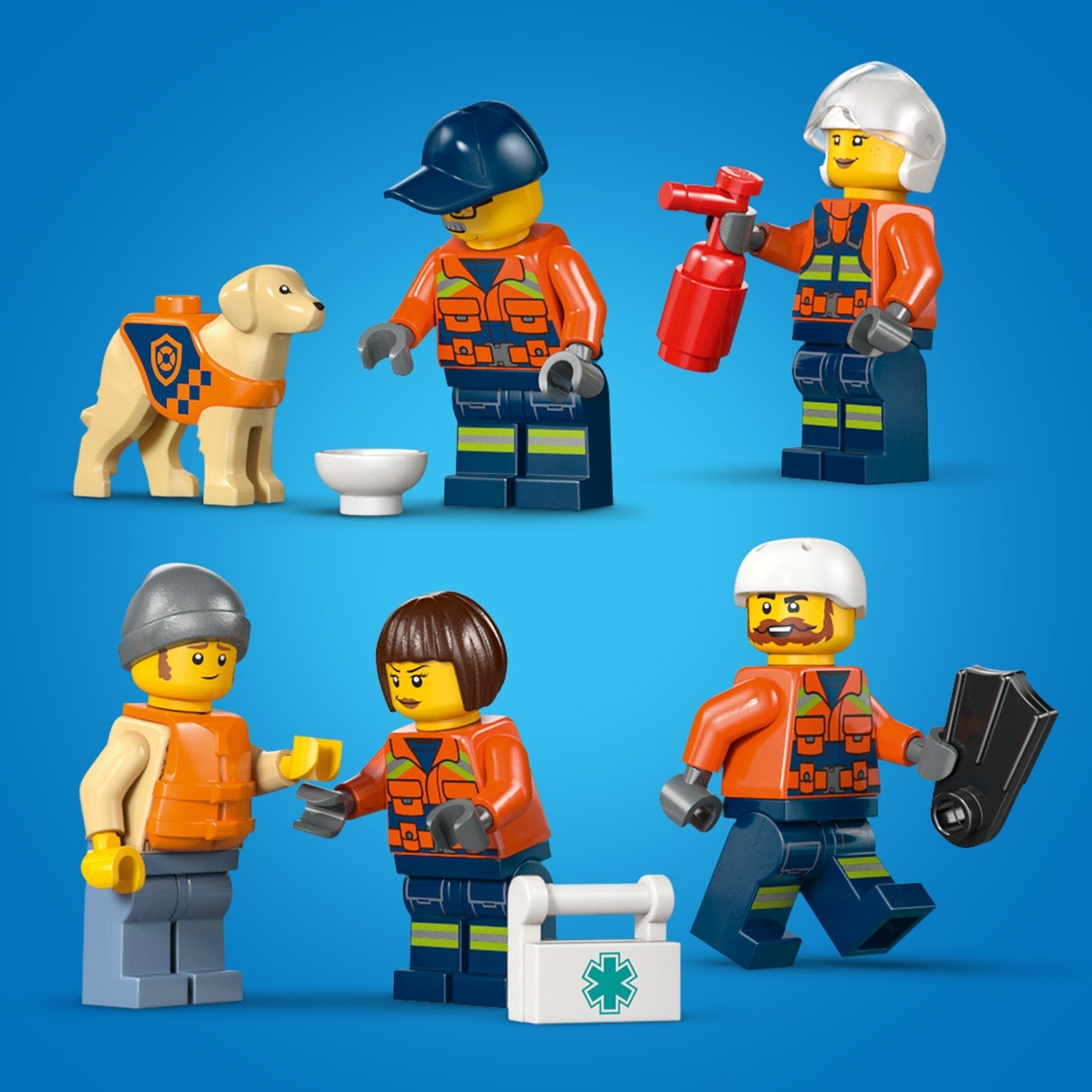 LEGO® City Coast Guard Rescue Boat & Helicopter