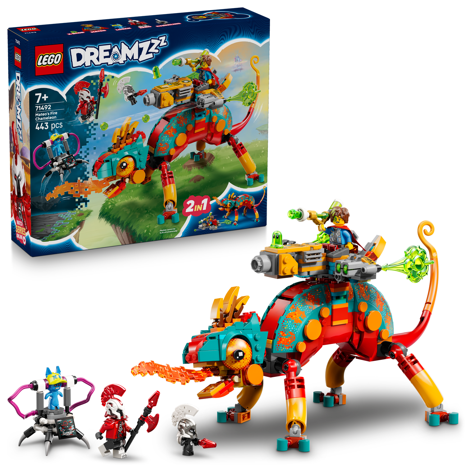 LEGO® DREAMZzz™ Mateo's Fire Chameleon