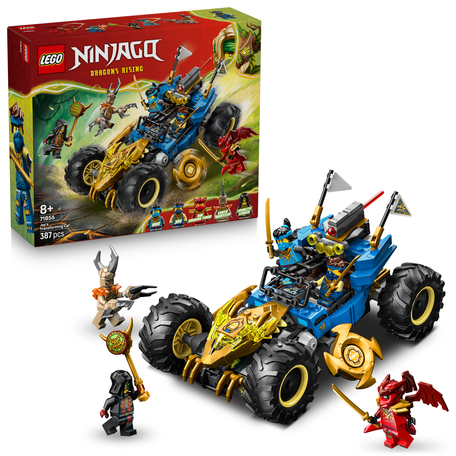 LEGO® NINJAGO® Jay’s Transforming Car