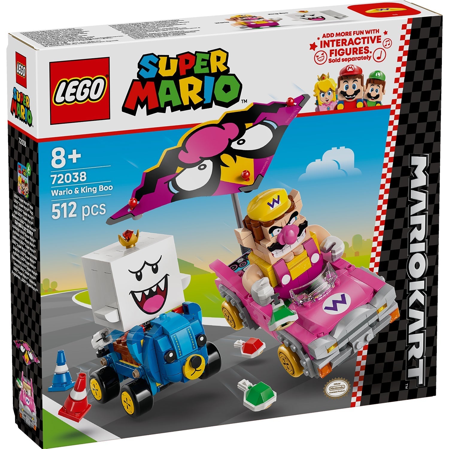LEGO® Super Mario™ Mario Kart™ – Wario & King Boo