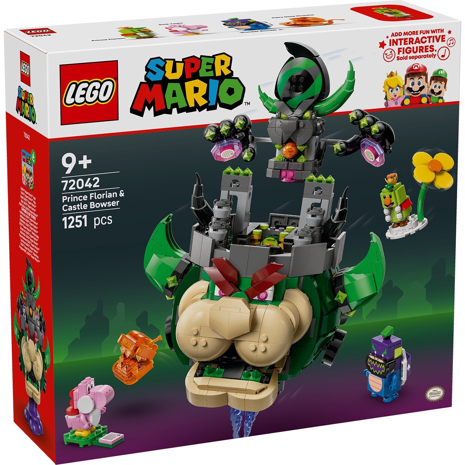 LEGO® Super Mario™ Prince Florian & Castle Bowser