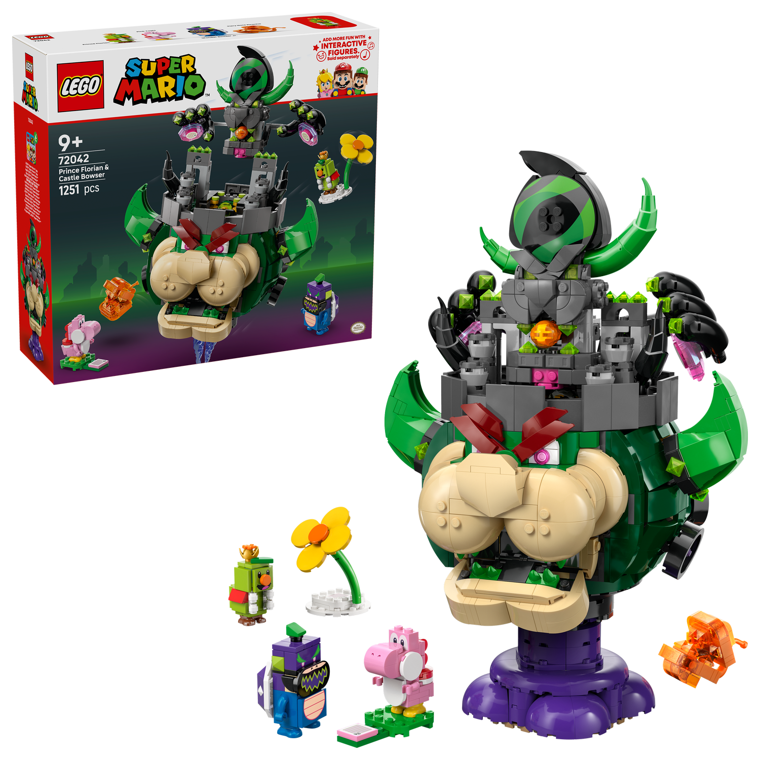 LEGO® Super Mario™ Prince Florian & Castle Bowser