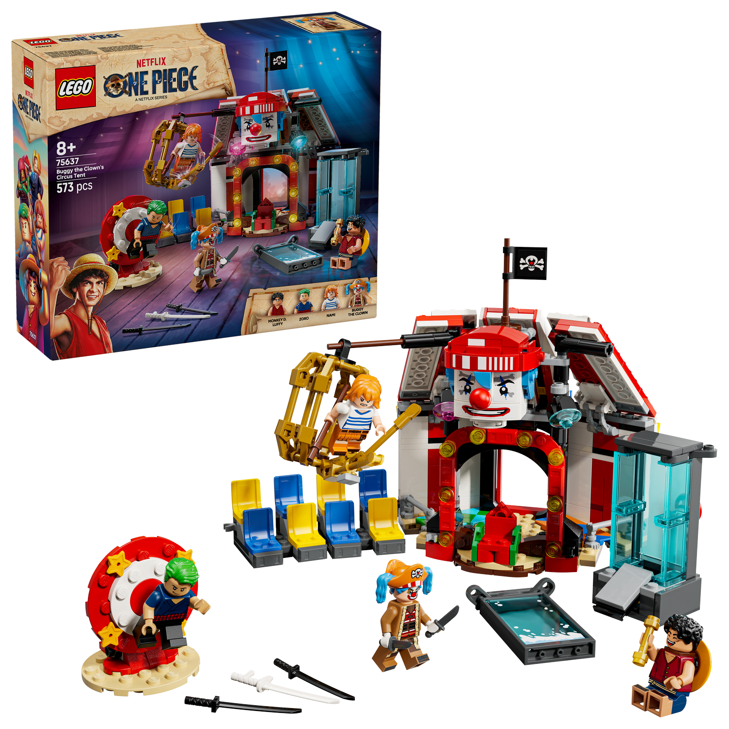 LEGO® ONE PIECE Buggy the Clown’s Circus Tent
