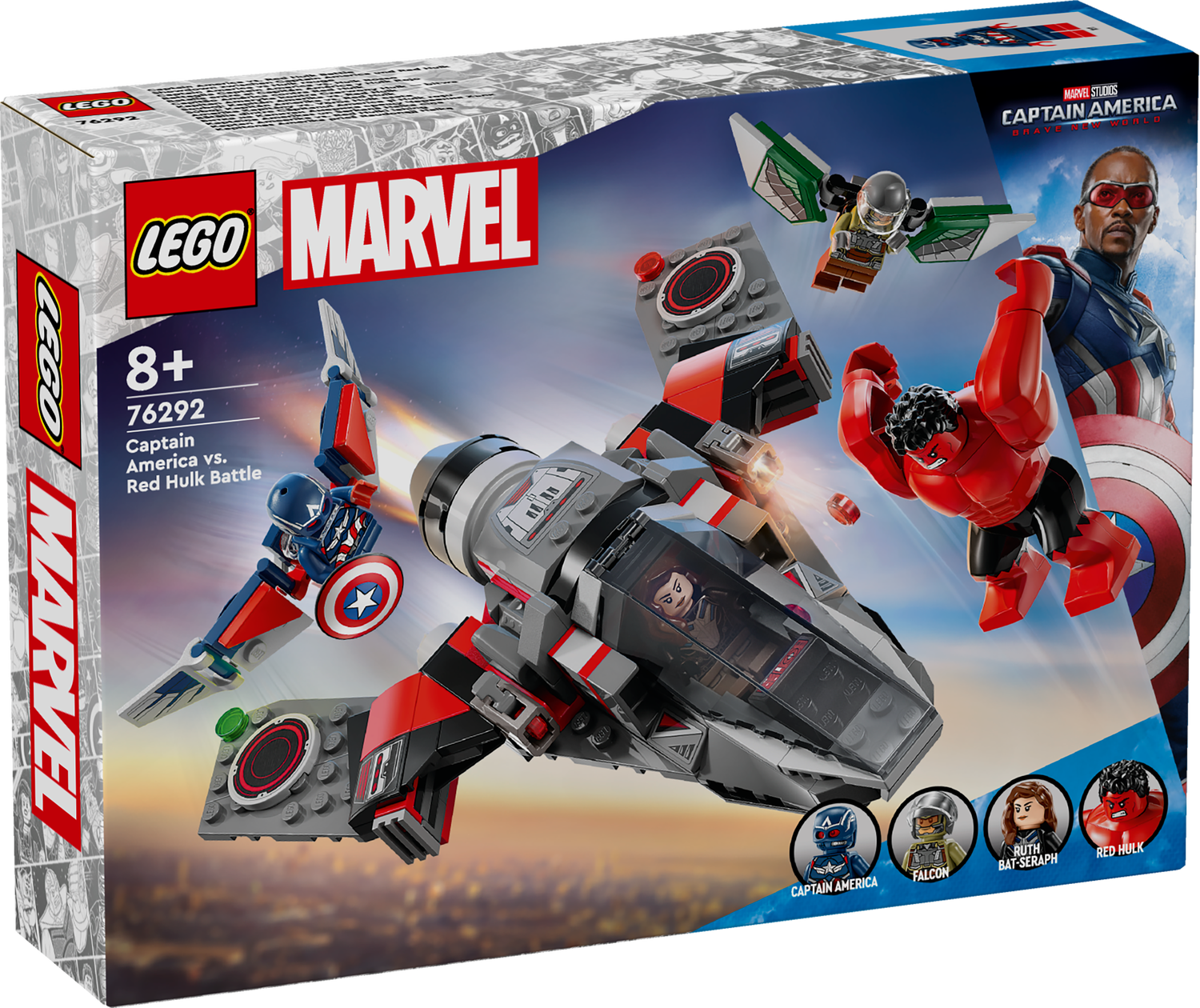 LEGO® Marvel Captain America vs. Red Hulk Battle