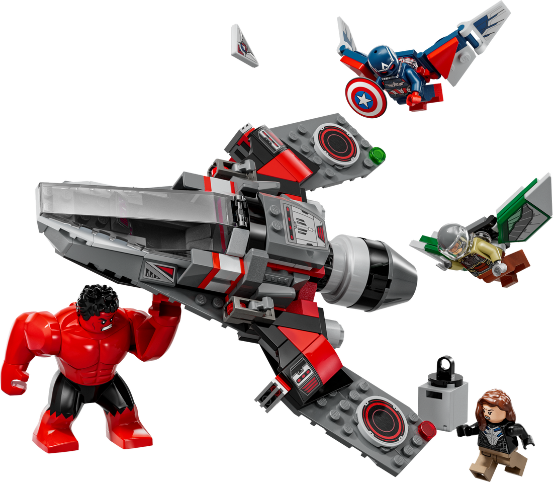 LEGO® Marvel Captain America vs. Red Hulk Battle