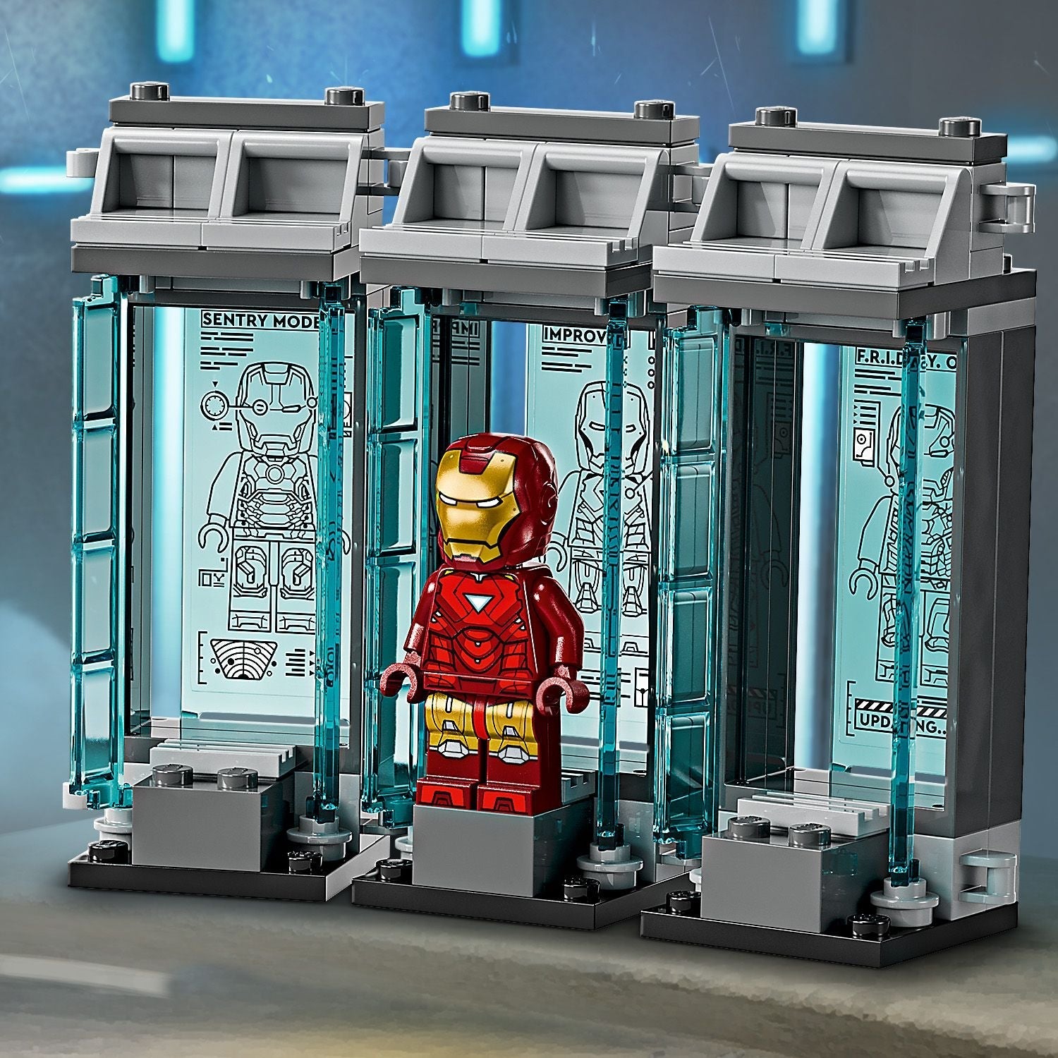 LEGO® Marvel Iron Mans Laboratory: Hall of Armor