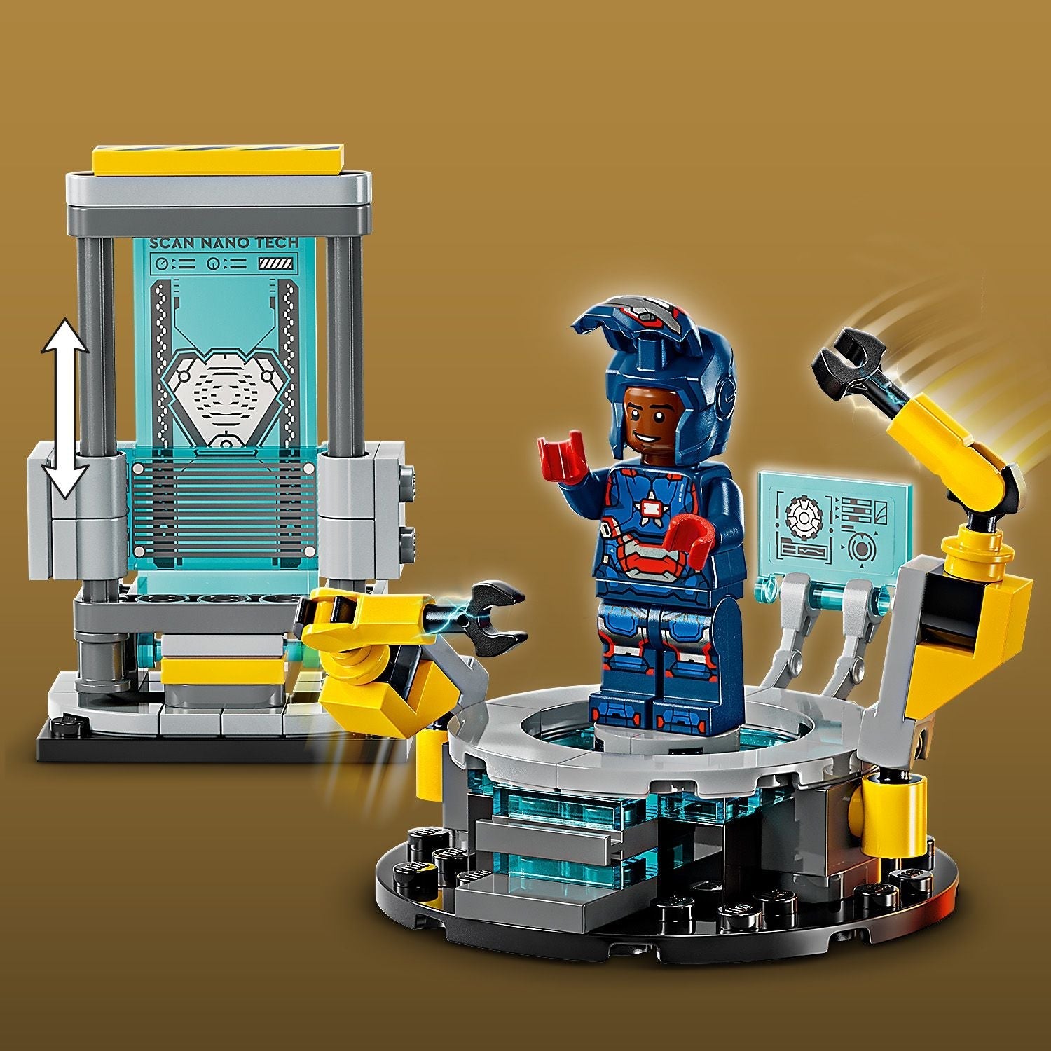 LEGO® Marvel Iron Mans Laboratory: Hall of Armor