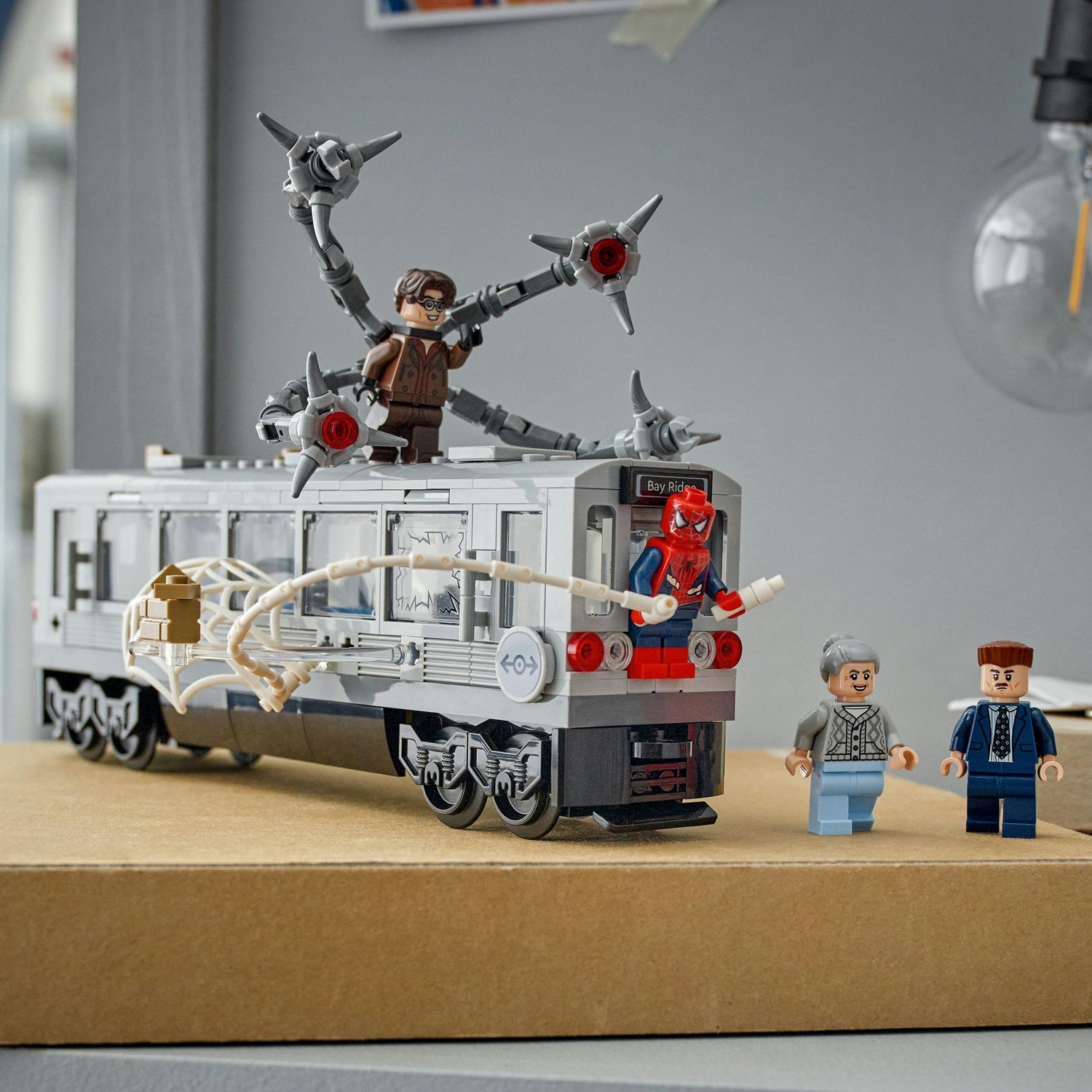 LEGO® Marvel Spider-Man vs. Doc Ock Subway Train Scene