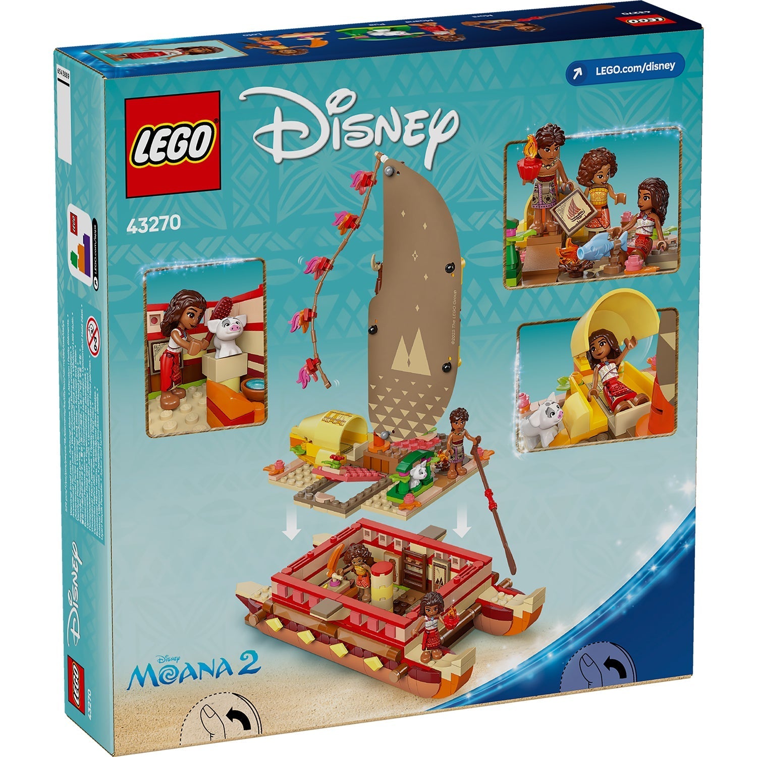 LEGO® Disney™ Moana's Adventure Canoe